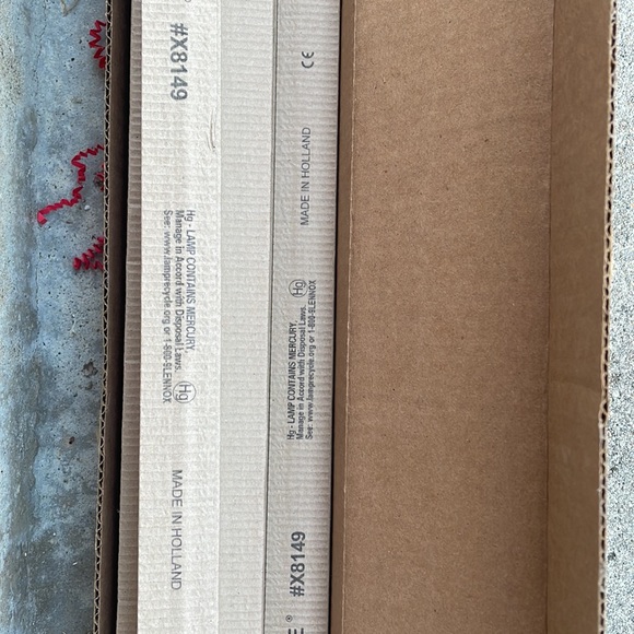 Box of 6 Lennox healthy climate #x8149 up lights - Picture 2 of 3